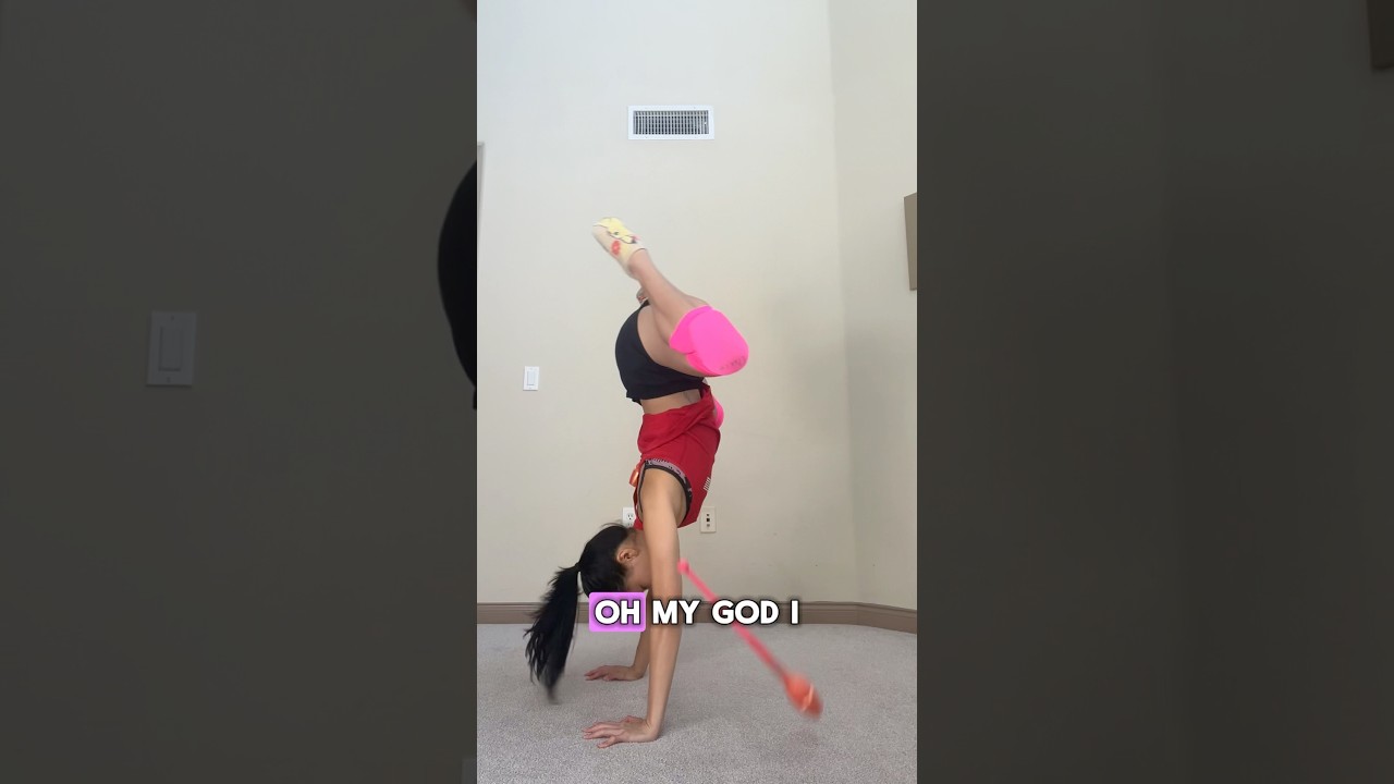 Walkover clubs catch!! #rhythmicgymnastics #challenge