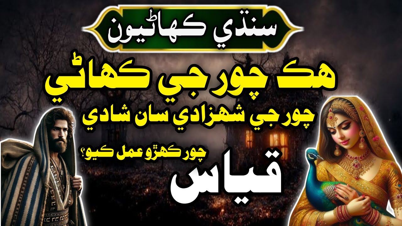Aik Chor Ki Kahani Moral Story | Thief Story  | Sindhi Story Mushtaque Pardasi