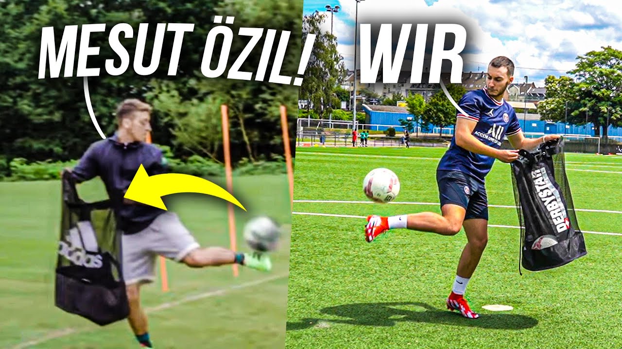 WIR STELLEN UNMÖGLICHE FUßBALL TRICKSHOTS VON PROFIS NACH! *Fake oder echt?*