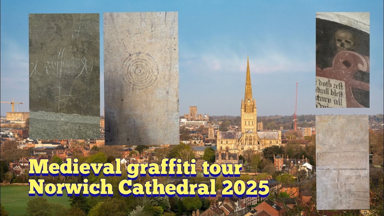 Out on a school day: Medieval Graffiti Tour Norwich Cathedral 2025