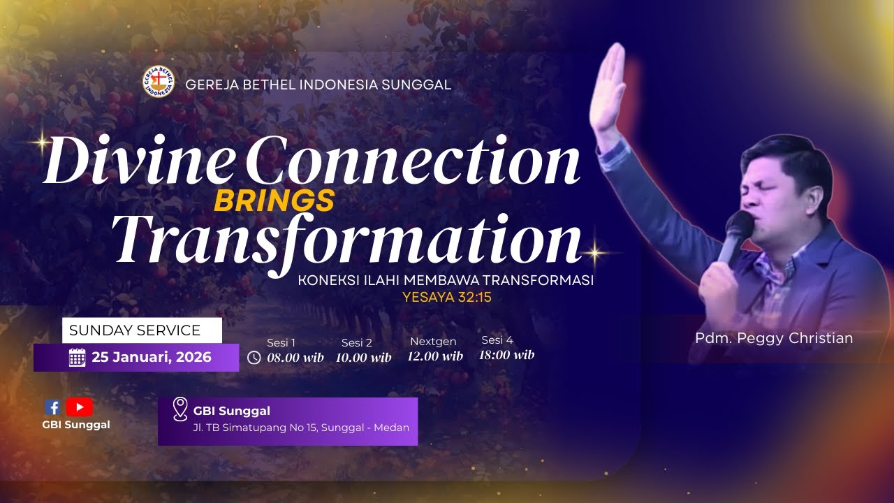 Ibadah Raya II || Pdm. Peggy Christian || Minggu, 25 Januari 2026 || Pkl. 10.00 WIB