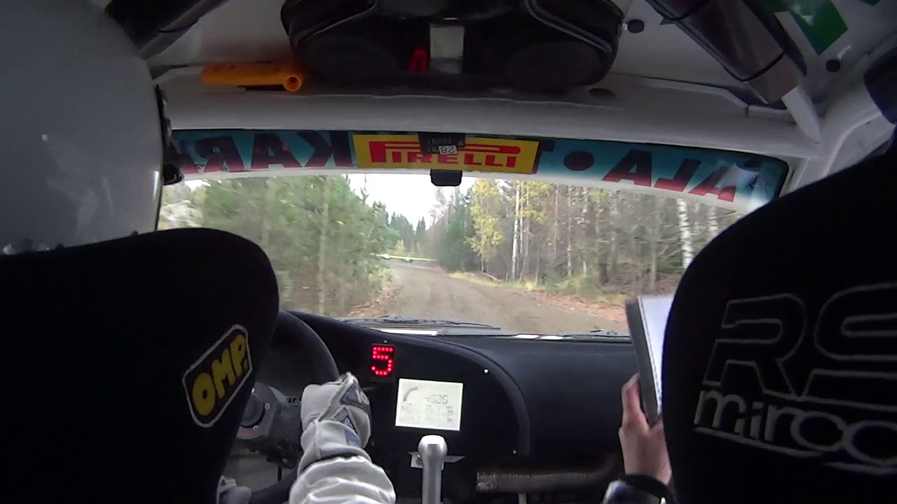 Peurunka-ralli 21.10.2017 Incar EK4 Puhakka & Hokkanen (Mitsubishi)