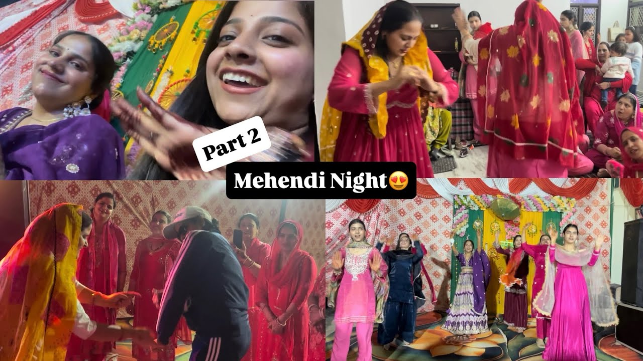 Bride ki Mehendi performance.😍| Gurjar Wedding | #sonibaisoya #gurjar #familyvlog 