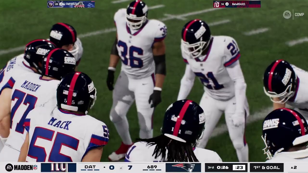 Madden Ultimate Team H2H (PS5) — First Stream Game
