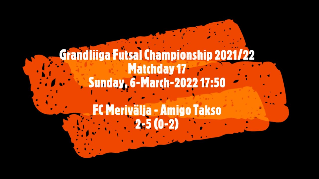 FC Meriv&auml;lja - Amigo Takso 2-5 (0-2)