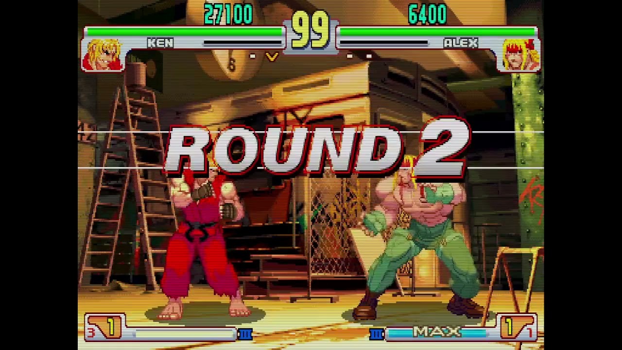 Street Fighter III: 3rd Strike - Ken vs. Alex 2