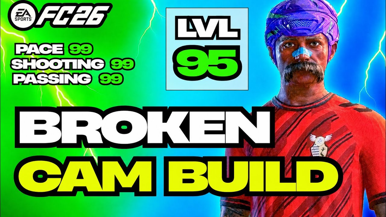 EAFC 26: MOST BROKEN CAM BUILD FOR LVL 95 IN PRO CLUBS! 