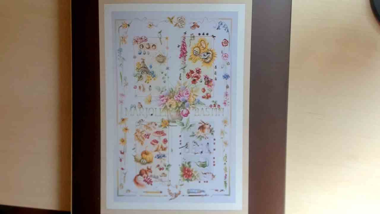 flosstube #21 cross stitch from Lanarte - 4 season