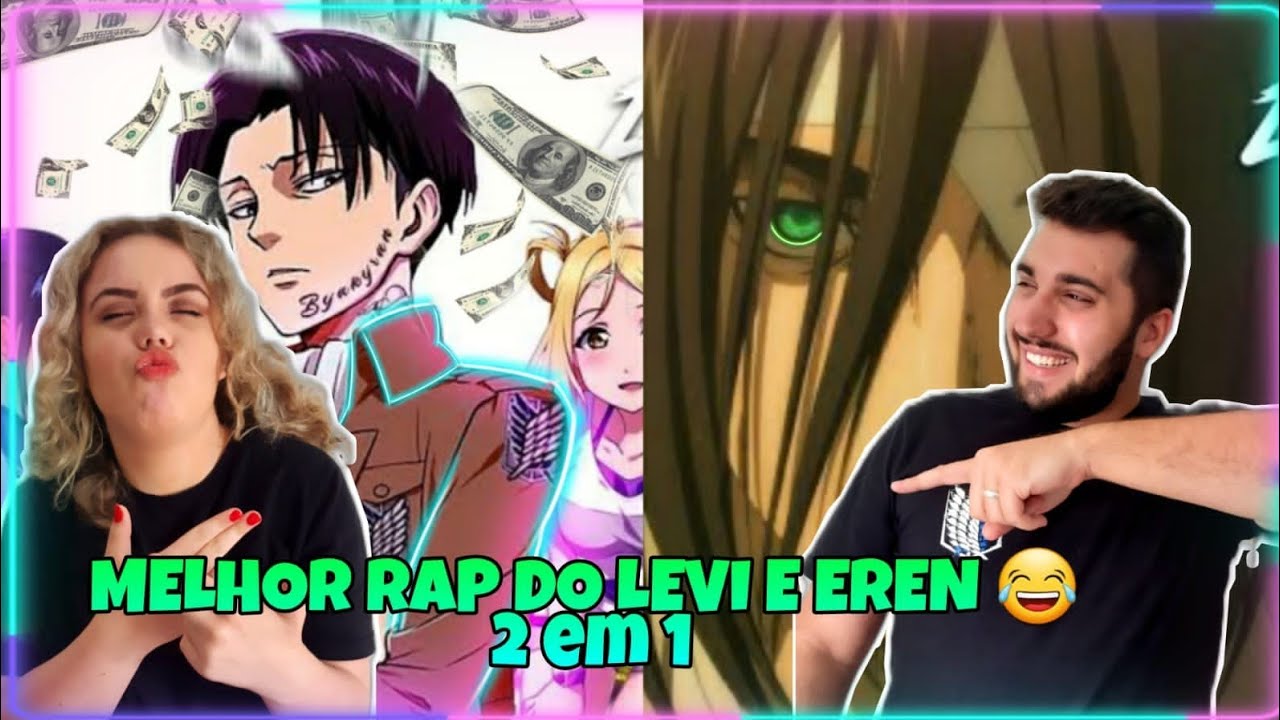 REACT-|2 EM 1| O SEGUNDO MELHOR RAP DO LEVI E FACÇÃO YEAGER | Byakuran