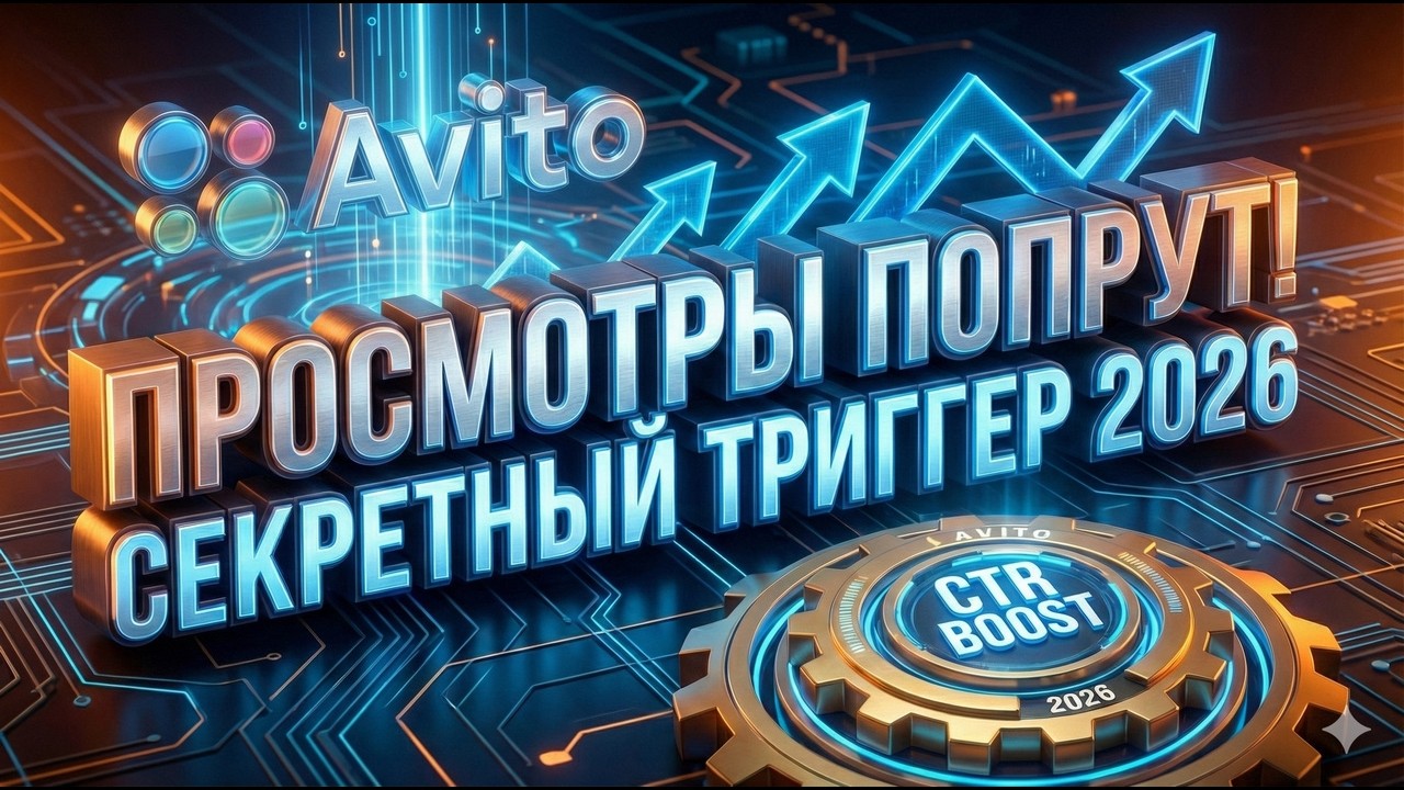 Секрет бешеного CTR на Авито: Как получить в 5 раз больше просмотров без вложений