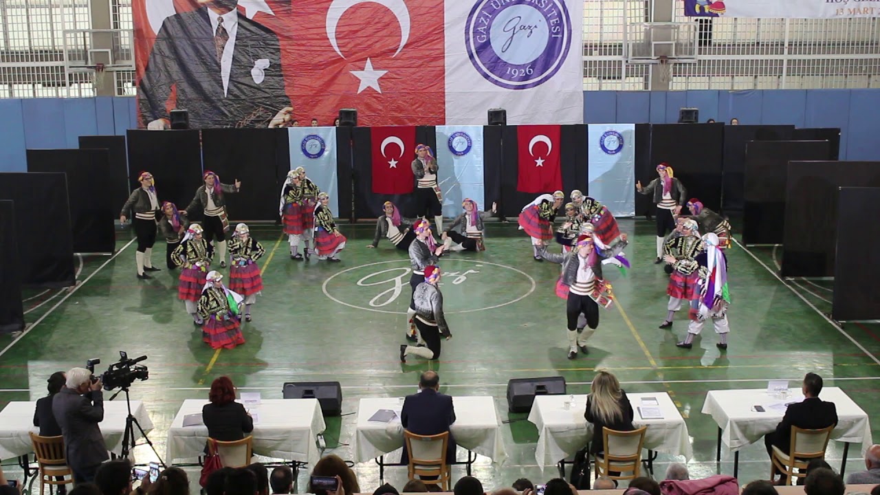 Gazi Üniversitesi 2.Geleneksel Halk Dansları İç Yarışması Stilize Dal Birincisi TÜHOT - Burdur