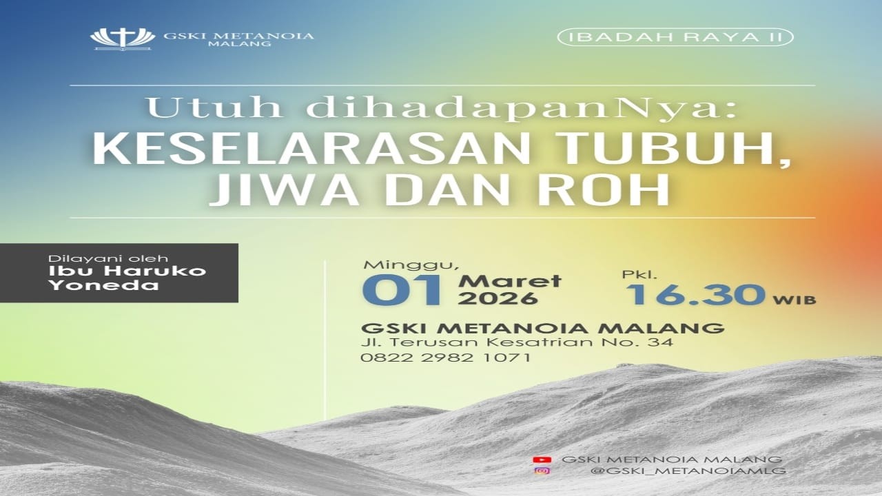 Ibadah II | 1 Maret 2026 | UTUH DIHADAPAN-NYA