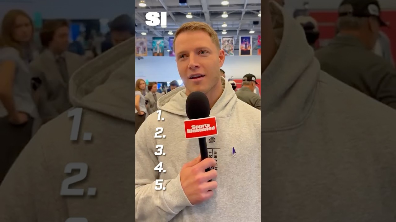 Кристиан Маккафри вслепую составил рейтинг лучших раннинбеков НФЛ 🏈 #christianmccaffrey #blindran...