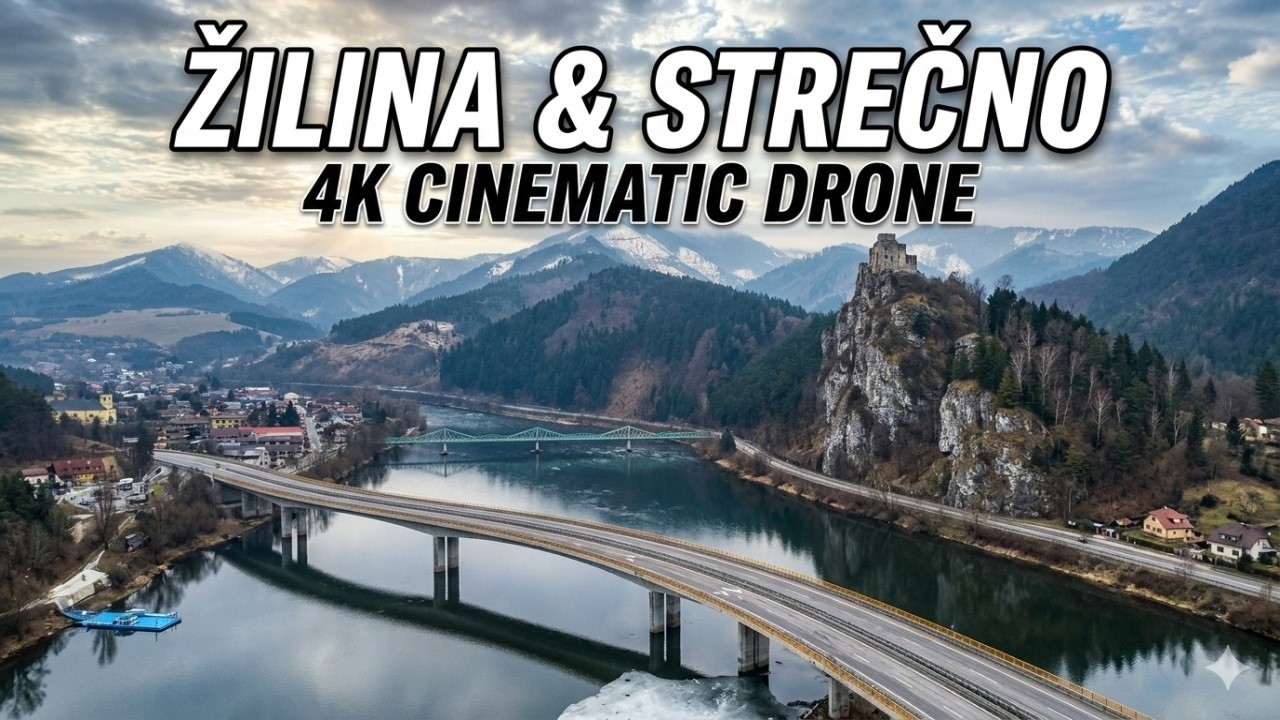 Zilina & Strecno Castle | Cinematic Drone Flight Slovakia 2026