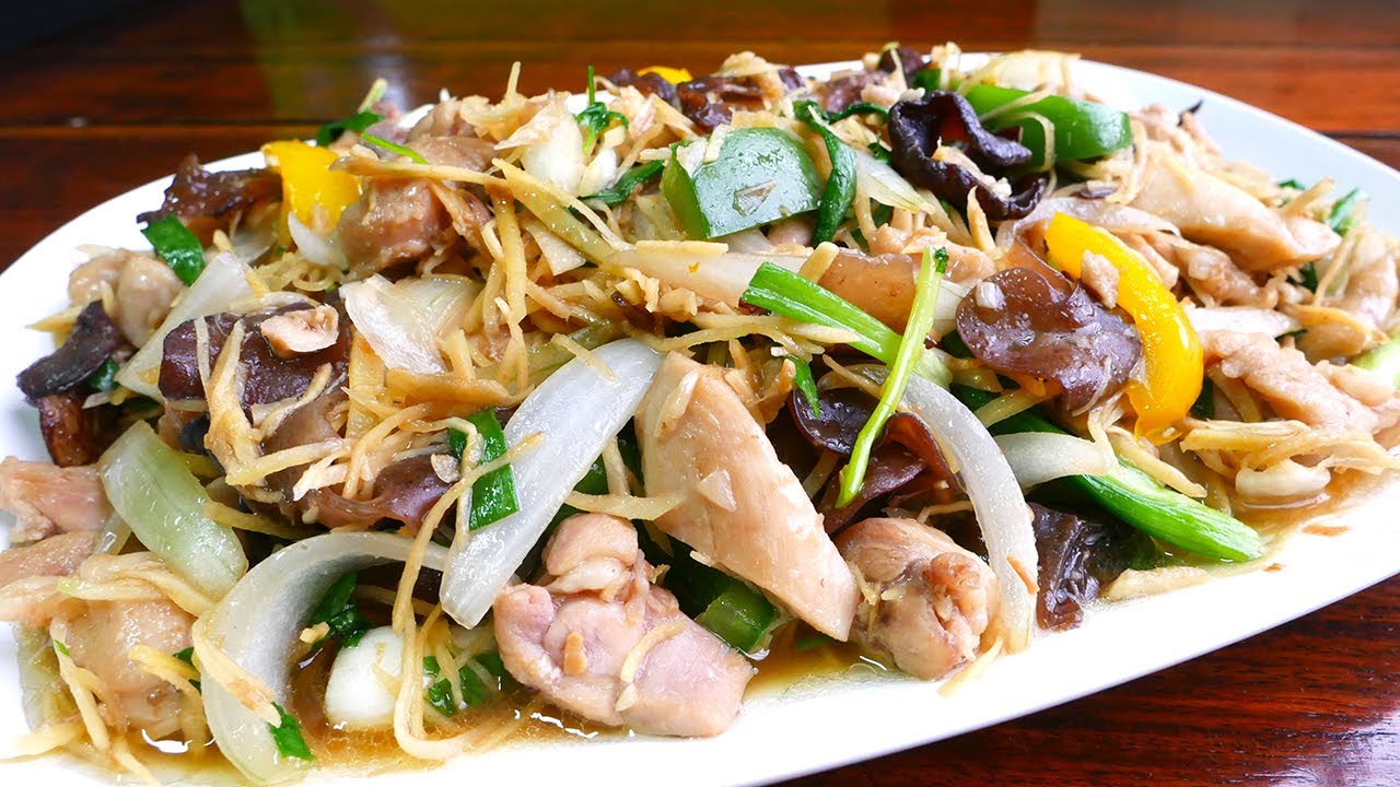 ผัดขิงใส่ไก่ แจกวิธีการผัดแบบบ้านๆ ให้น่ากิน หอมๆ รับประโยชน์จากขิงแบบเต็มๆ
