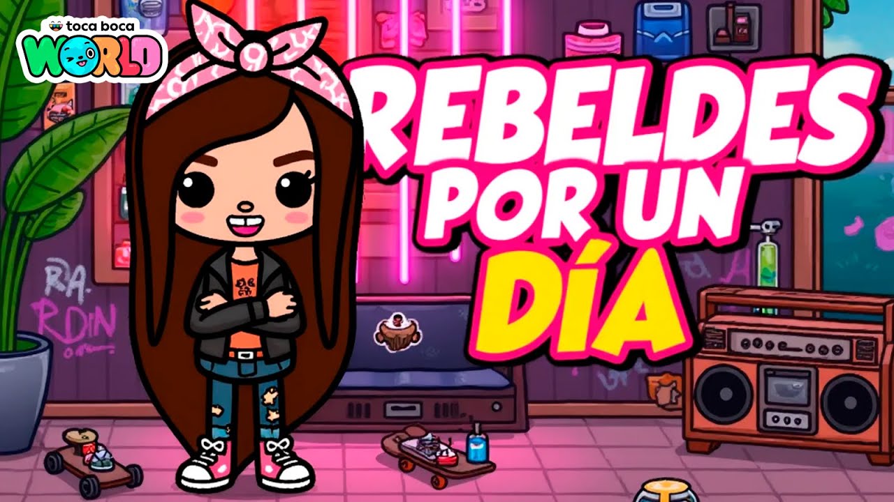 🎸👟 &iexcl;Somos Adolescentes Rebeldes por un D&iacute;a! | Luna Forever en Toca Boca 🎤😜
