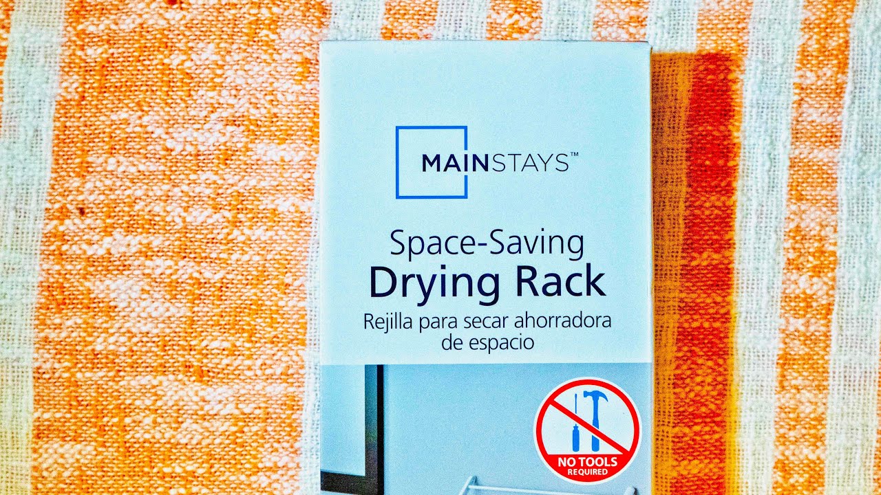 Good Save. Mainstays Space Saving Folding Drying Rack Unboxing + First Impression's