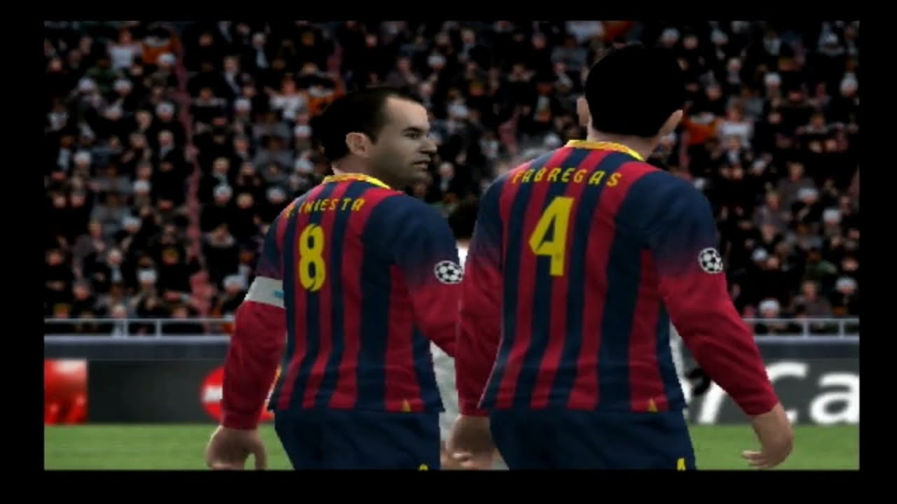 PES 2014 PS2 Gameplay HD - Fc Barcelona vs Real Madrid