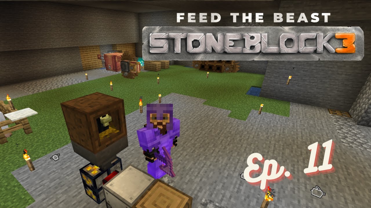 Minecraft: Stoneblock 3 Ep. 11 - Create Steam Power