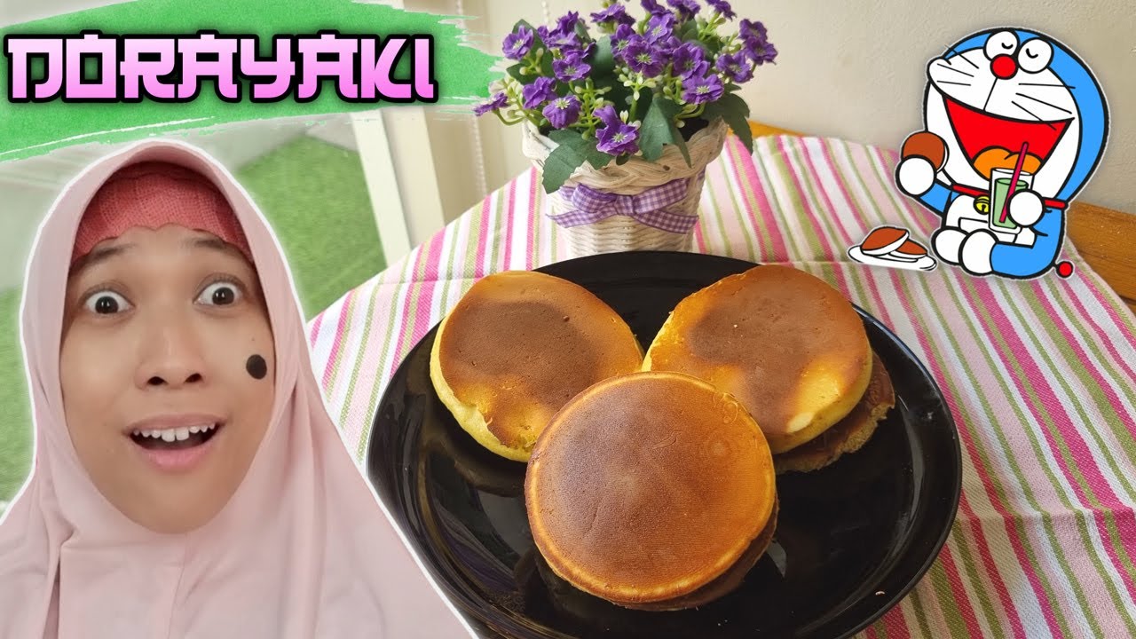 Kunyit Bikin Kue Dorayaki Kesukaan Doraemon ♥ Masak-Masak | Asti Kunyit - Bunda Aqilla Eps 149