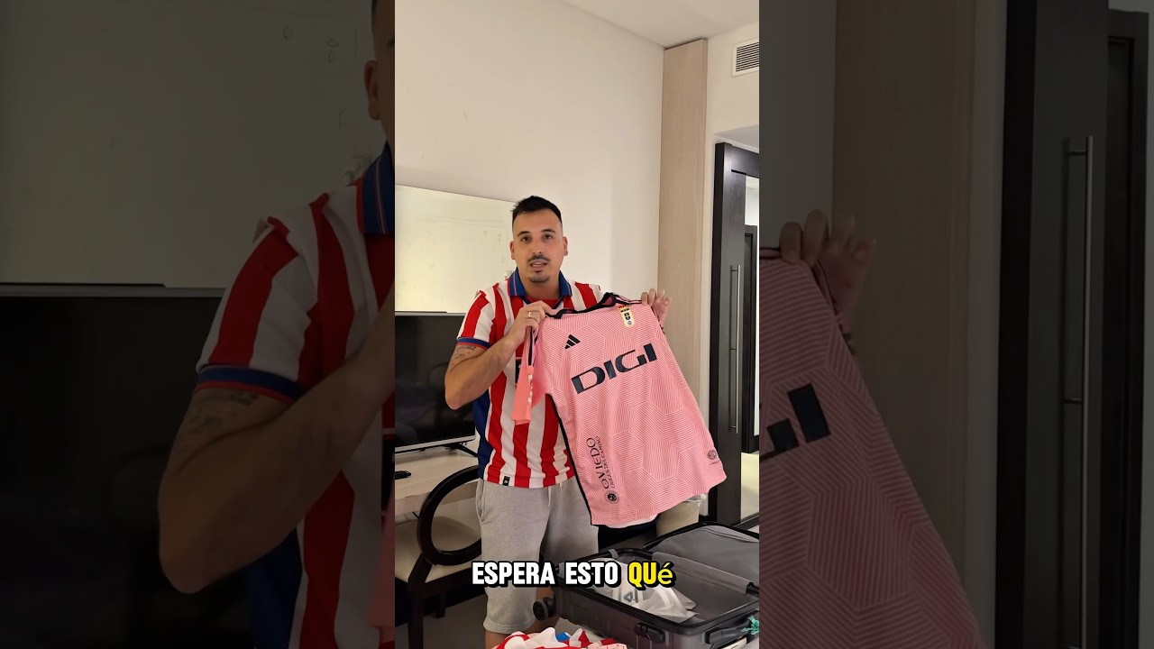 &iexcl;Preparando mi maleta full hype Sporting de Gij&oacute;n! 🧳⚽ #VUELVELALIGA 🏖️💪 😎