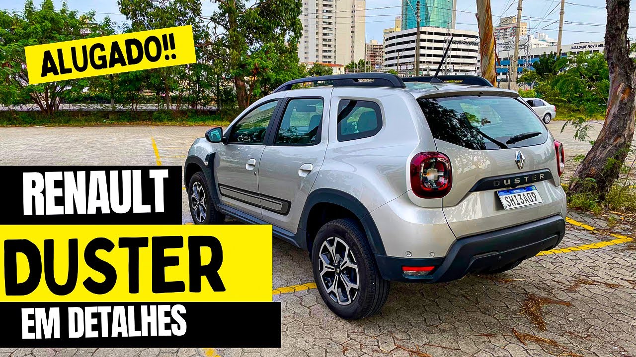 *EM DETALHES* DUSTER 2024 1.6 ALUGADA | MOSTREI O CARRO TODO DE FORMA DETALHADA!