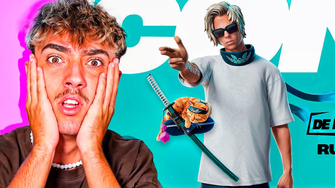 REACCIONANDO a LA SKIN de RUBIUS en Fortnite