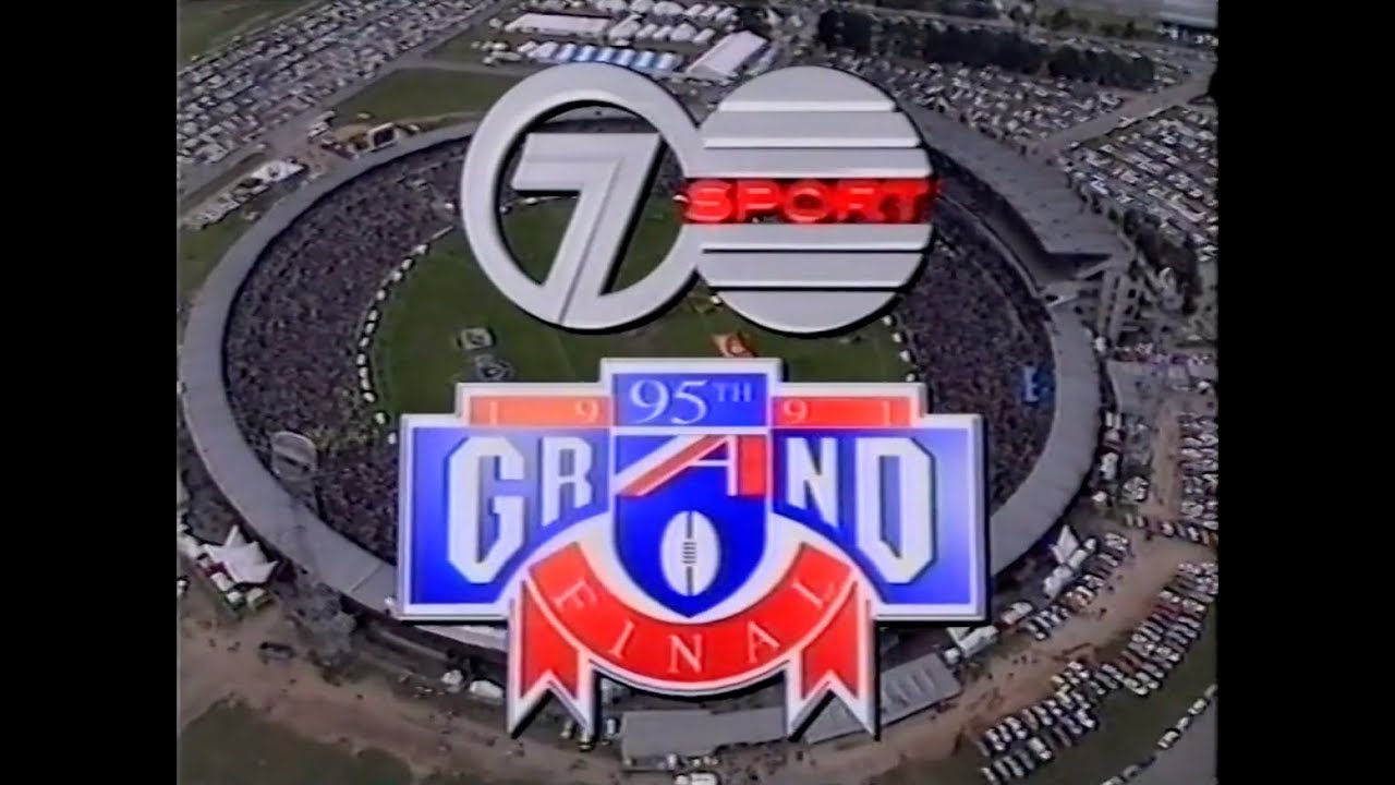 4 Hours, Ch7 full broadcast, including commercials 1991 AFL Grand Final  Hawthorn v West Coast.