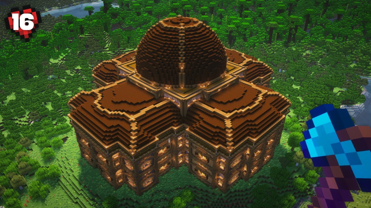 Constru&iacute; la granja de hierro M&Aacute;S exagerada en Minecraft Hardcore
