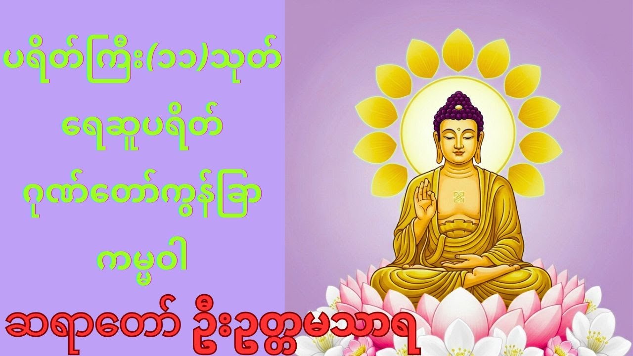 🙏🙏🙏 တရားနာပြီး အိပ်စက်အနားယူပါ 🙏🙏🙏