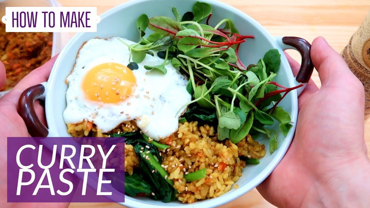 Make Korean Curry Paste | 5 minute meal!