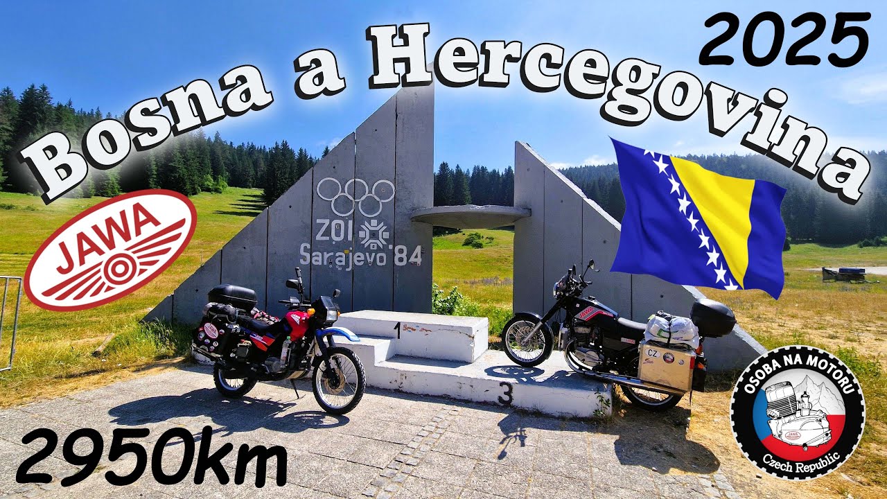 Jawa v Bosně a Hercegovině 2025 1.část 🇨🇿 🇧🇦 🇲🇪 - Osoba na motoru