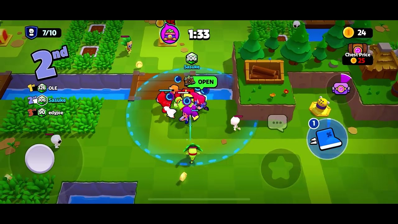 Squad Busters:Super Gem Mine💎 Bonus Tree Giants 🌳 #squadbusters #supercell #supergemmine