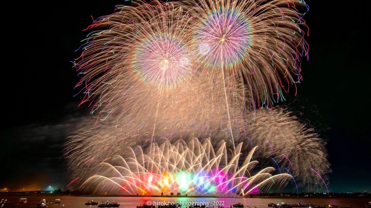 桑名水郷花火大会 2022 2尺玉 Kuwana Fireworks Festival NTN Japan