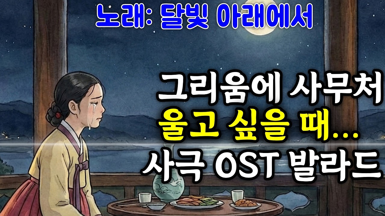 그리운 님이 보고 싶을 때 | 사극풍 감성 발라드 + 트로트 | 내님아 | 사극 OST | 조선팝
