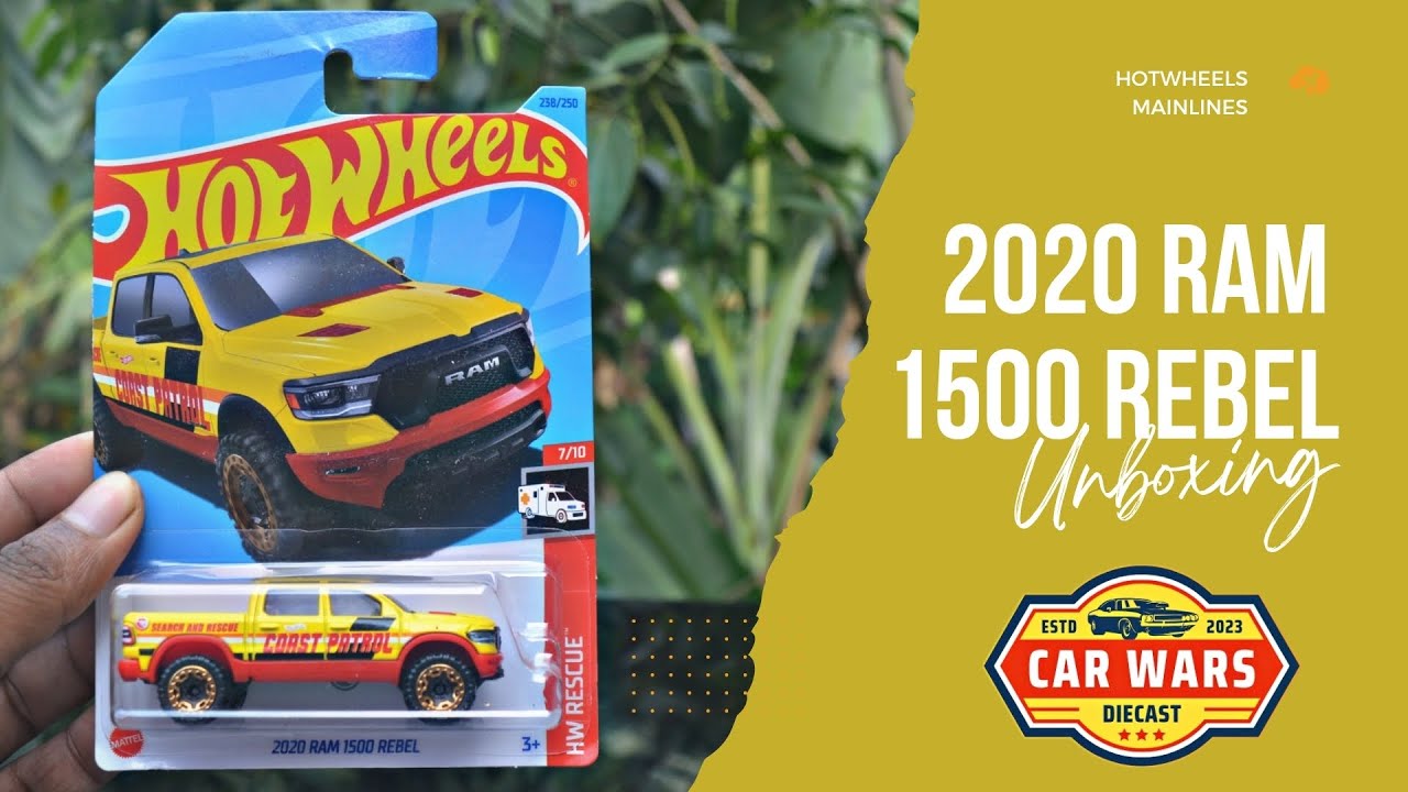 2020 RAM 1500 REBEL | Treasure Hunt P case | Unboxing and Details | ASMR | CarWars Diecast |