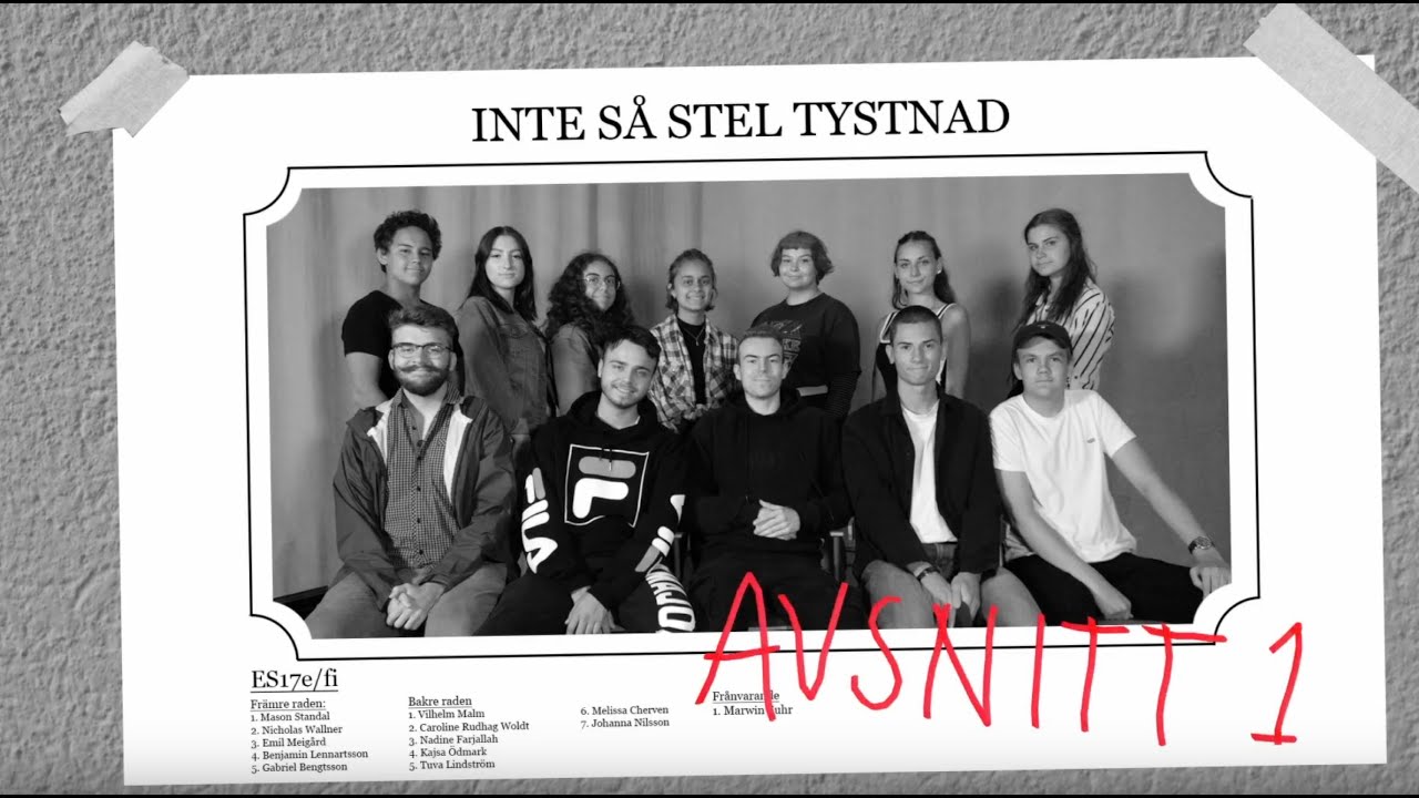 Inte så stel tystnad Avsnitt 1