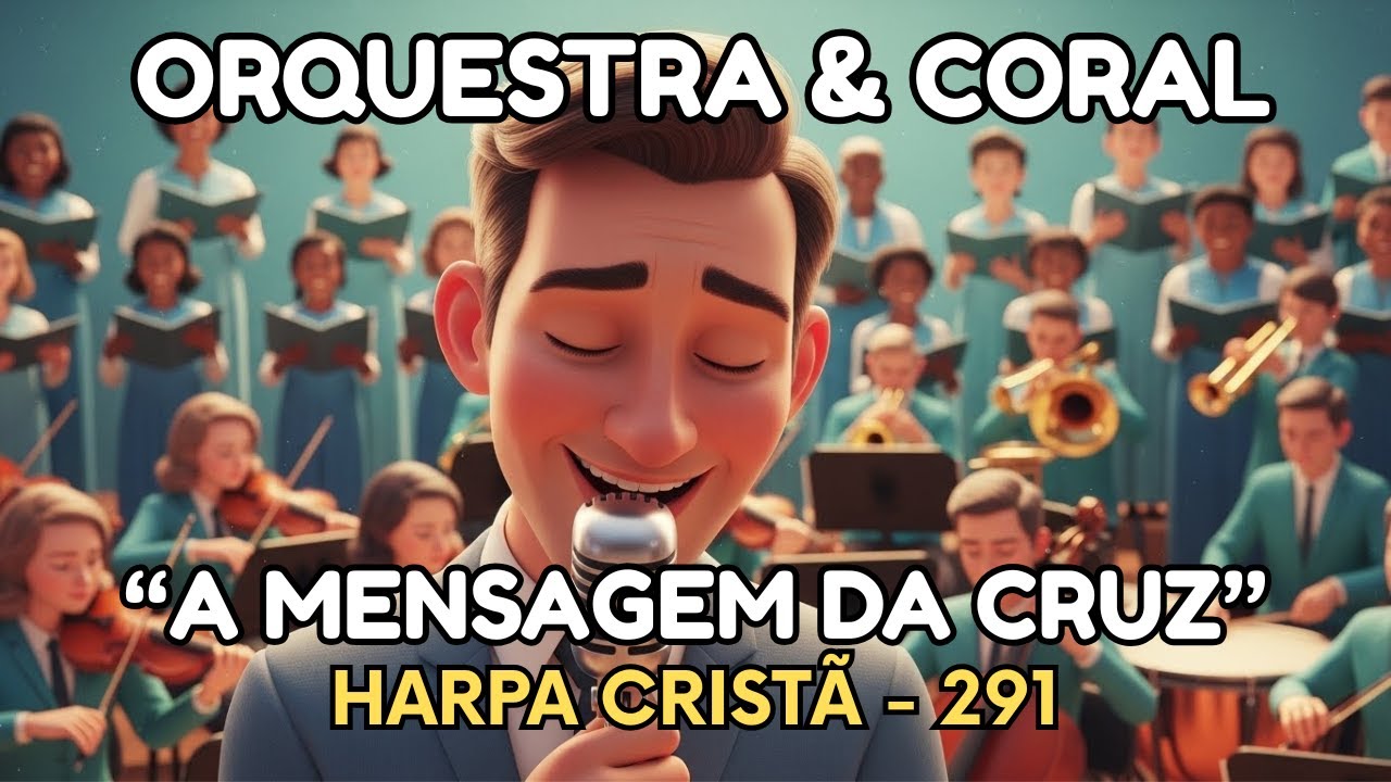 Orquestra & Coral | Harpa Cristã - 291 | A Mensagem da Cruz #harpacrista #hinosdaharpa