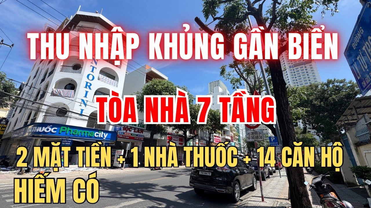 🎋Thu nhập khủng toà nhà cách Biển Trần Phú chỉ 300m, với 2 mặt tiền đường lớn | Nhà đất Nha Trang 