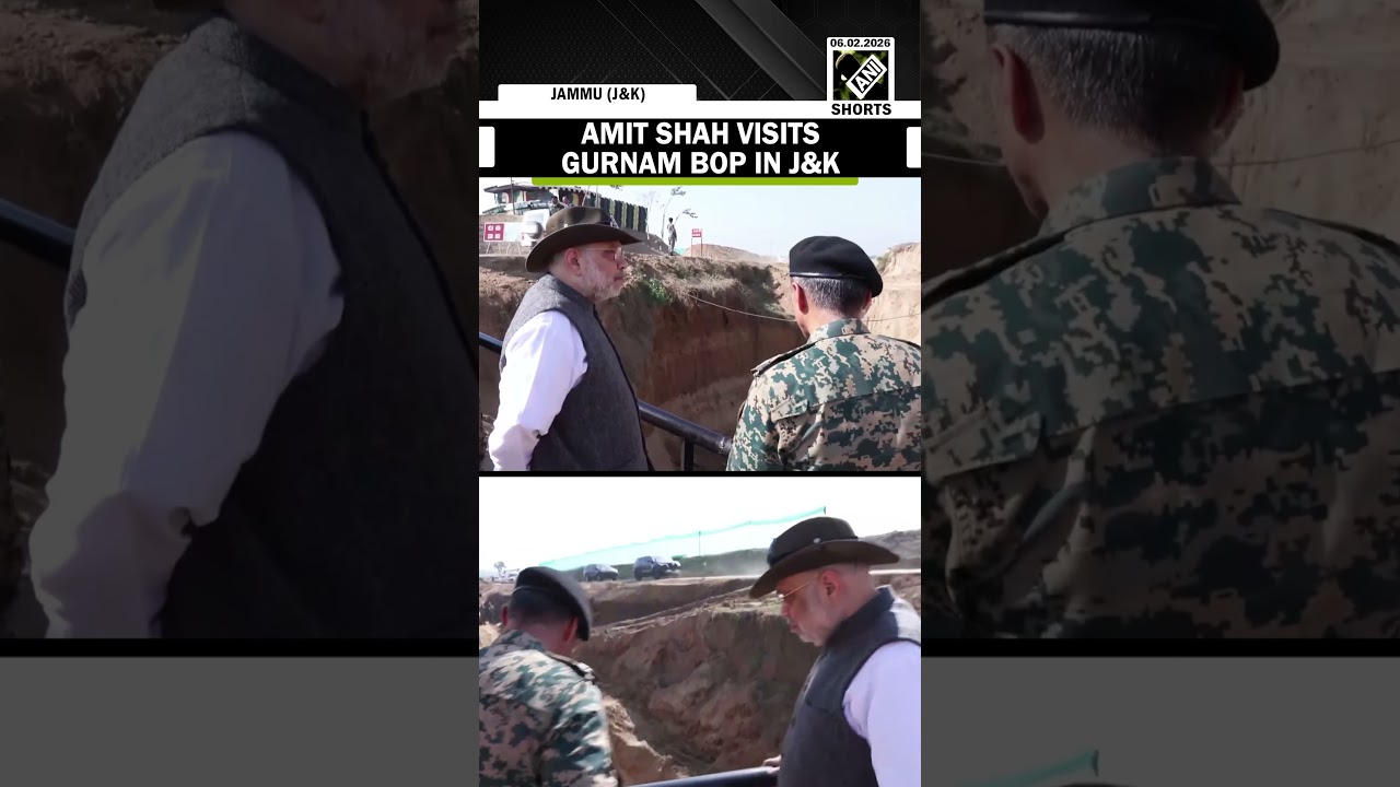 Home Minister Amit Shah visits Gurnam BOP in Jammu and Kashmir
