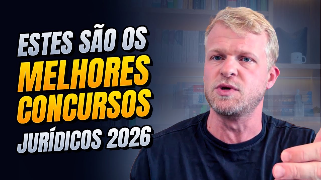 Os Melhores Concursos Jurídicos de 2026: Muitas oportunidades por todo o país!
