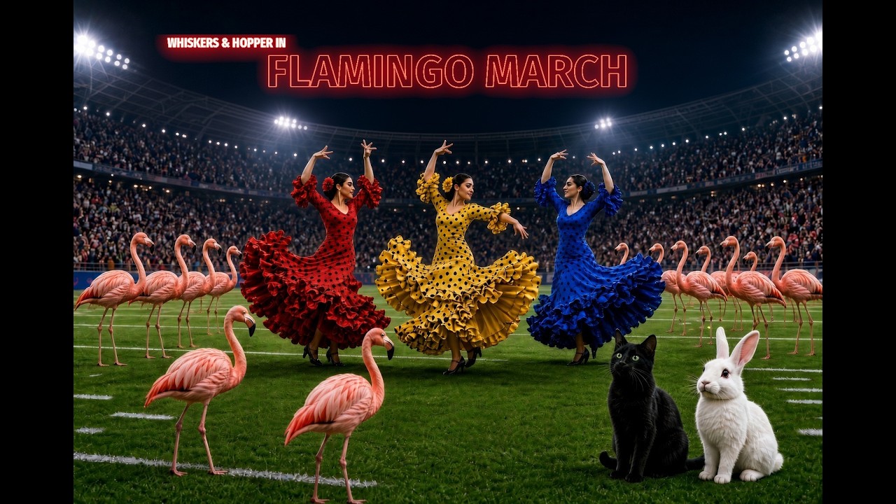 Flamingo March &mdash; Whiskers & Hopper ⋕65