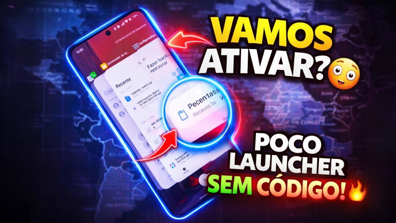 ATIVAR NOVOS RECENTES na POCO LAUNCHER SEM CÓDIGOS! 🔥 Método Oficial e Mais Fácil de 2026