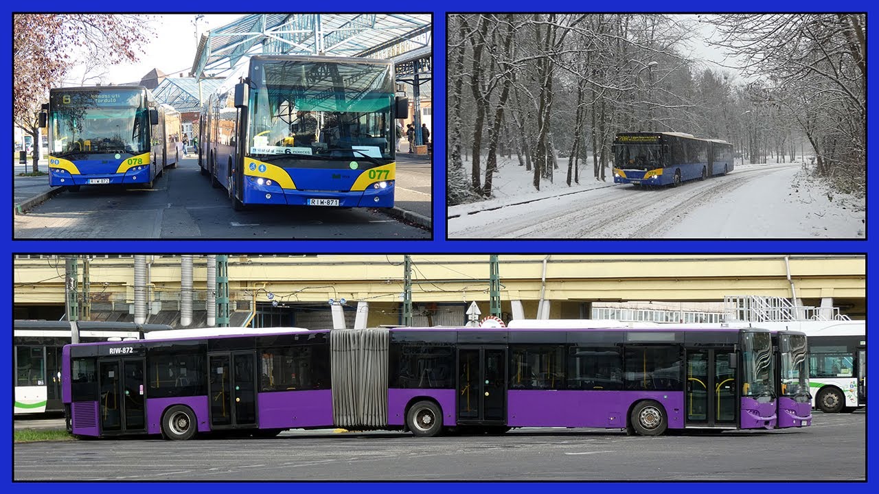 Бывшие швейцарские автобусы Neoplan Centroliner в эксплуатации в MVK в Мишкольце, Венгрия (RIW)