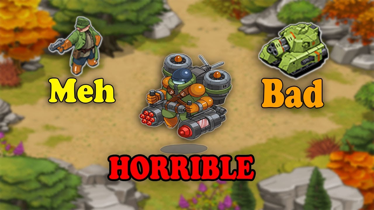 TOP 10 WORST NON-NANO UNITS IN BATTLE NATIONS