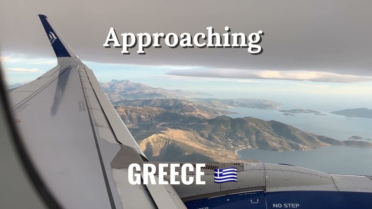 Aegean: Amsterdam - Athens 09.01.26: Approaching Greece 🇬🇷 and Landing in Athens 