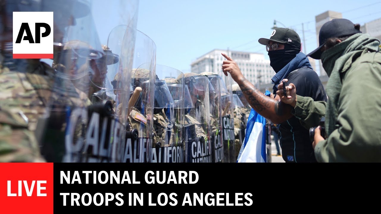 LA protest LIVE: National Guard troops arrive in Los Angeles