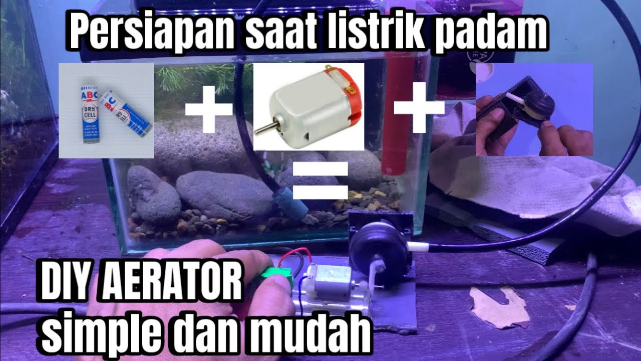 DIY || Membuat Aerator Dari Aerator Rusak 