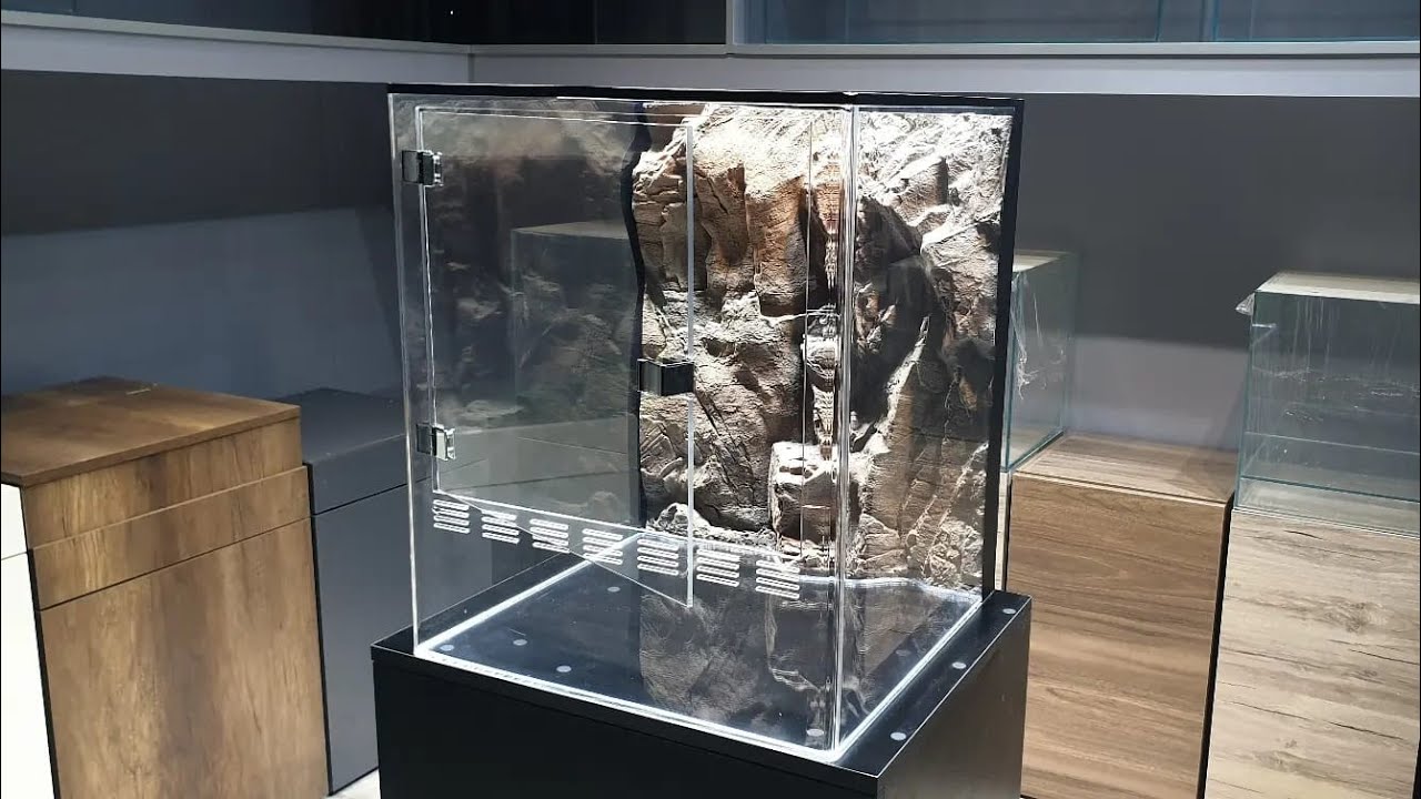 Akrilik ile Sürüngenler için İlk Çalışmam - 50x50x60 cm Pleksi Teraryum