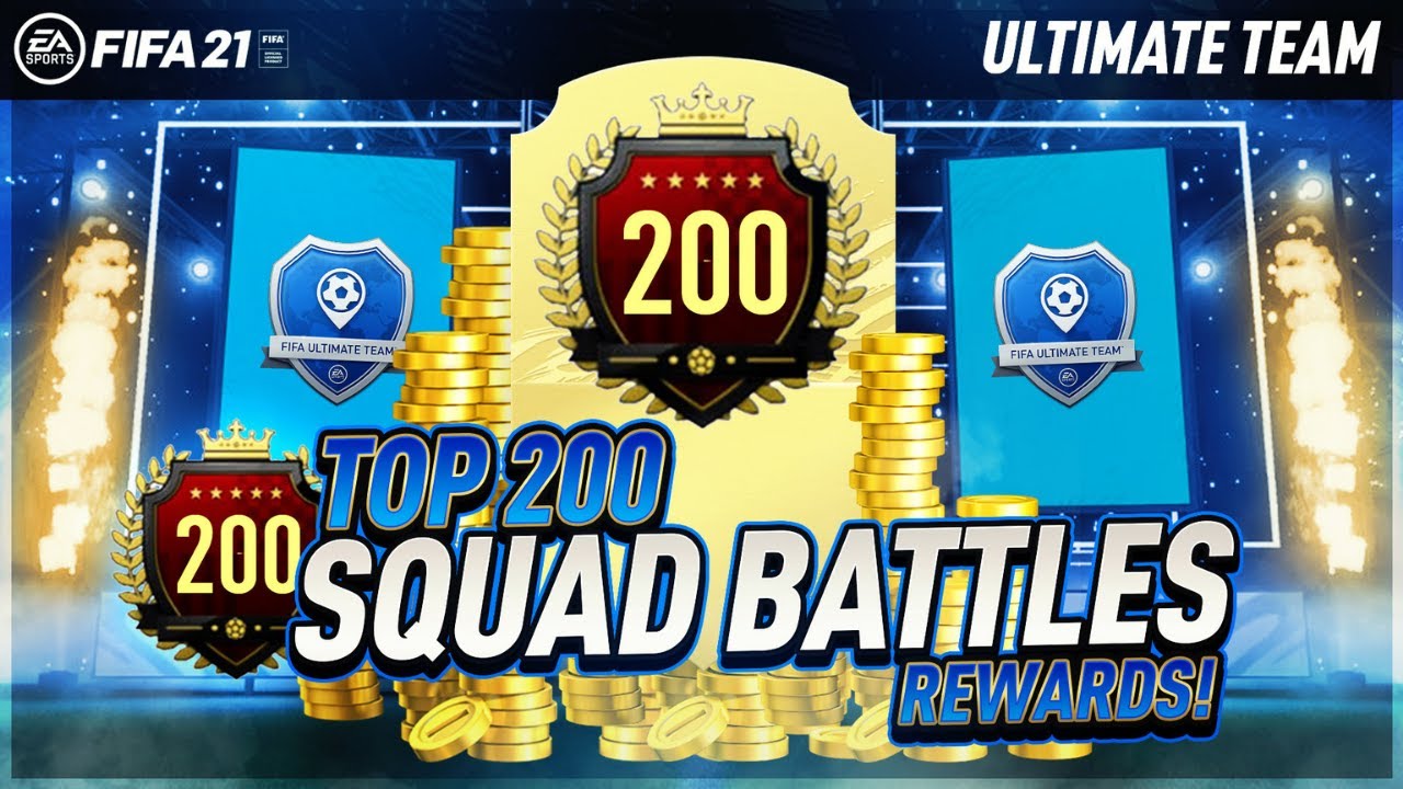 FIFA 21 - TOP 200 SQUAD BATTLES REWARDS?? + BONUS 100K pack